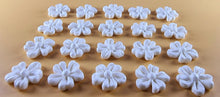 20 x Edible 3D 22mm flower flowers icing toppers, cake cupcakes decorations T031