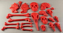 20 x Edible 3D 50mm Skull and Bones set icing toppers, cake cupcakes decorations T057