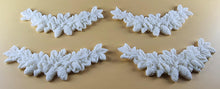 4 x Edible 3D 110mm Garlands, Christmas icing toppers, cake cupcakes decorations T097