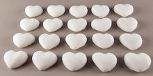 20 x Edible 3D 20mm Hearts icing toppers, cake cupcakes decorations T058
