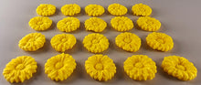 20 x Edible 3D 20mm flower flowers icing toppers, cake cupcakes decorations T021