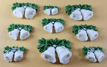 9 x Edible 3D 40mm Jingle Bells icing toppers, cake cupcakes decorations T103