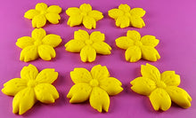 9 x Edible 3D 40mm Cherry Blossoms icing toppers, cake cupcakes decorations T051