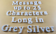 25 x Edible 3D Personalized Times New Roman Font, icing toppers, cake cupcakes decorations T083
