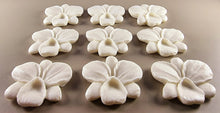 9 x Edible 3D 48mm Orchid, Orchids, flowers, flower, icing toppers, cake cupcakes decorations T038