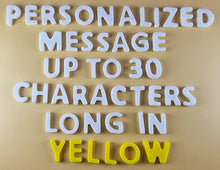 Up to 30 Edible 3D 20mm Personalized Letters, Text, icing toppers, cake cupcakes decorations T085