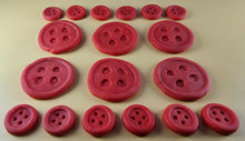 20 x Edible 3D 42mm Button Set, icing toppers, cake cupcakes decorations T079