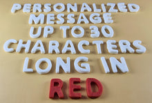 Up to 30 Edible 3D 20mm Personalized Letters, Text, icing toppers, cake cupcakes decorations T085