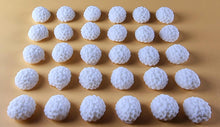 30 x Edible 3D 11mm Dahlia Flowers, icing toppers, cake cupcakes decorations T065