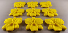 9 x Edible 3D 48mm Orchid, Orchids, flowers, flower, icing toppers, cake cupcakes decorations T038