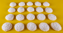 20 x Edible 3D 20mm roses rose flowers icing toppers, cake cupcakes decorations T009
