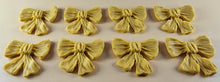 8 x Edible 3D 40mm Large Bows icing toppers, cake cupcakes T120
