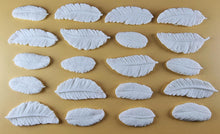 20 x Edible 3D 50mm Feather Set, icing toppers, cake cupcakes decorations T075