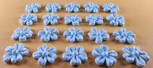 20 x Edible 3D 22mm flower flowers icing toppers, cake cupcakes decorations T031