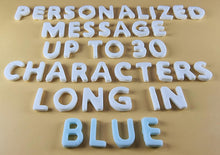 Up to 30 Edible 3D 20mm Personalized Letters, Text, icing toppers, cake cupcakes decorations T085