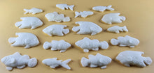 18 x Edible 3D 40mm Fish Set, icing toppers, cake cupcakes decorations T073