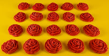 20 x Edible 3D 20mm roses rose flowers icing toppers, cake cupcakes decorations T009