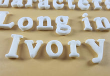 25 x Edible 3D Personalized Times New Roman Font, icing toppers, cake cupcakes decorations T083