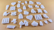 30 x Edible 3D Baby Toppers, icing toppers, cake cupcakes decorations T064
