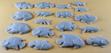 18 x Edible 3D 40mm Fish Set, icing toppers, cake cupcakes decorations T073