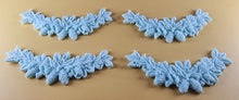 4 x Edible 3D 110mm Garlands, Christmas icing toppers, cake cupcakes decorations T097