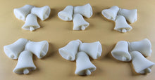 6 x Edible 3D 55mm Jingle Bells, Christmas icing toppers, cake cupcakes decorations T095