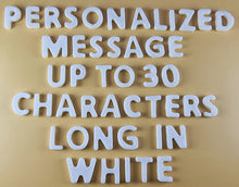Up to 30 Edible 3D 20mm Personalized Letters, Text, icing toppers, cake cupcakes decorations T085
