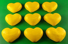 9 x Edible 3D 40mm Hearts icing toppers, cake cupcakes decorations T060