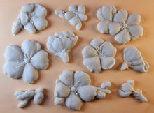 10 x Edible 3D 50mm Cherry Blossom Flowers icing toppers, cake cupcakes decorations T056
