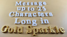 25 x Edible 3D Personalized Times New Roman Font, icing toppers, cake cupcakes decorations T083
