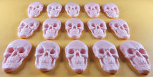 15 x Edible 3D 42mm Skulls, Skull icing toppers, cake cupcakes decorations T040