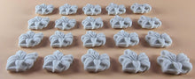 20 x Edible 3D 20mm flower flowers icing toppers, cake cupcakes decorations T022
