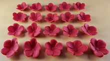 20 x Edible 3D 25mm Cherry Blossoms Flowers, icing toppers, cake cupcakes decorations T069