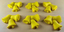 6 x Edible 3D 55mm Jingle Bells, Christmas icing toppers, cake cupcakes decorations T095