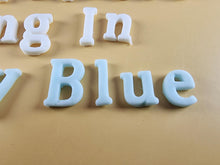 25 x Edible 3D Personalized Cumbria Font Text, icing toppers, cake cupcakes decorations T082