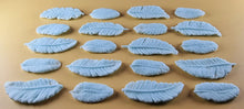 20 x Edible 3D 50mm Feather Set, icing toppers, cake cupcakes decorations T075