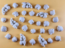 30 x Edible 3D 10mm Snowdrop Flowers, icing toppers, cake cupcakes decorations T066