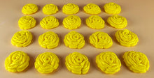 20 x Edible 3D 25mm roses rose flowers icing toppers, cake cupcakes decorations T008