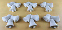 6 x Edible 3D 55mm Jingle Bells, Christmas icing toppers, cake cupcakes decorations T095