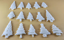 15 x Edible 3D 45mm Christmas Trees, icing toppers, cake cupcakes decorations T088