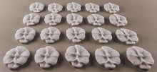 20 x Edible 3D 20mm flower flowers icing toppers, cake cupcakes decorations T028