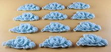 12 x Edible 3D 55mm Rose Bunches, icing toppers, cake cupcakes decorations T080