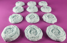 12 x Edible 3D 36mm large roses rose flowers icing toppers, cake cupcakes decorations T013