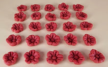 30 x Edible 3D 17mm flower flowers icing toppers, cake cupcakes decorations T006