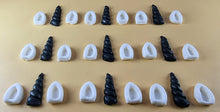 27 Peice Edible 3D Unicorn Horns and Ears Set icing toppers, cake cupcakes decorations T098