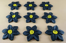 9 x Edible 3D 40mm Wild daffodil Flowers icing toppers, cake cupcakes T121