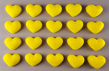 20 x Edible 3D 20mm Hearts icing toppers, cake cupcakes decorations T058