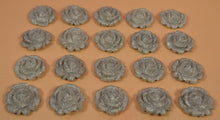 20 x Edible 3D 24mm medium roses flowers icing toppers, cake cupcakes decorations T002