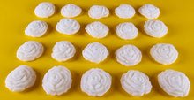 20 x Edible 3D 20mm roses rose flowers icing toppers, cake cupcakes decorations T009