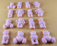 16 x Edible 3D 30mm Teddy Teddybear Set, icing toppers, cake cupcakes decorations T072